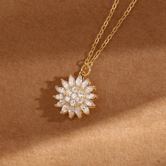 Collier d'Anxiété Ajustable Sunflower