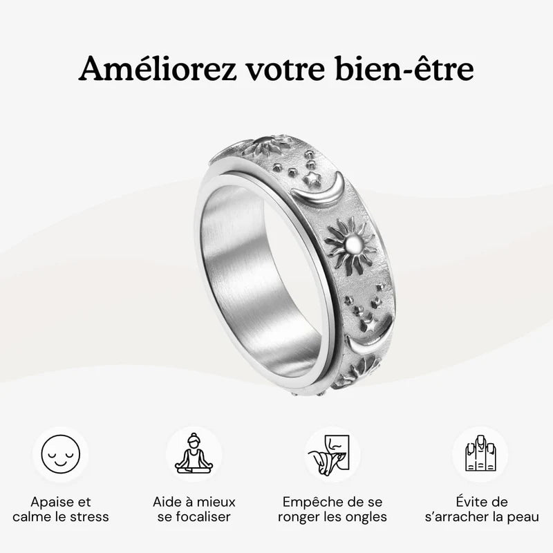 Bague d'Anxiété Inoxidable Aurora