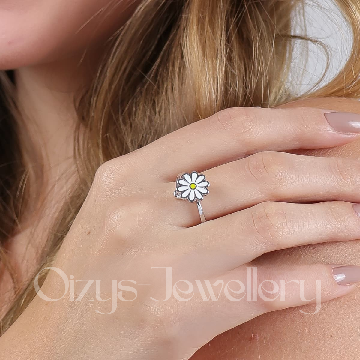 Bague d'Anxiété Ajustable Daisy