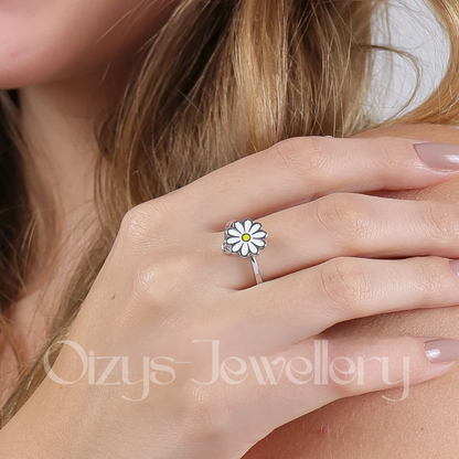Bague d'Anxiété Ajustable Daisy