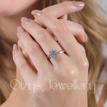 Bague d'Anxiété Ajustable Snow