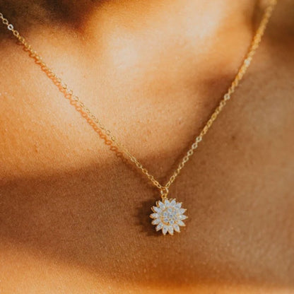 Collier d'Anxiété Ajustable Sunflower