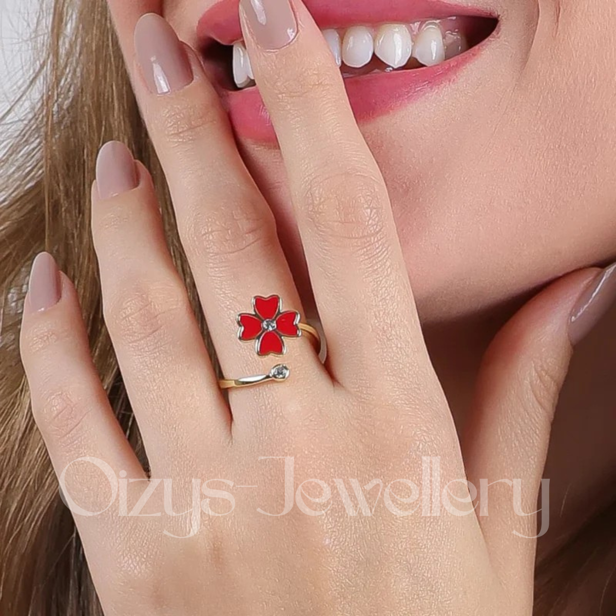 Bague d'Anxiété Ajustable Aimée