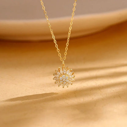 Collier d'Anxiété Ajustable Sunflower