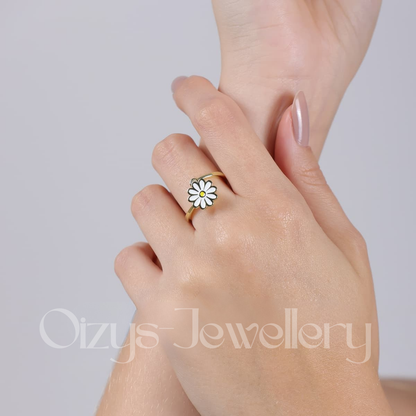Bague d'Anxiété Ajustable Daisy