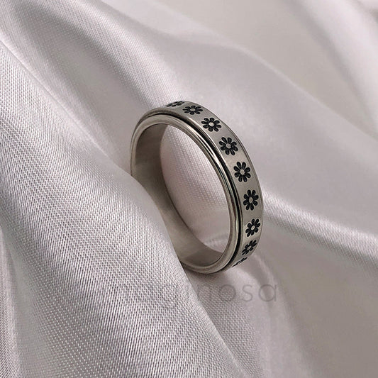 Bague d'Anxiété Inoxidable Perlina