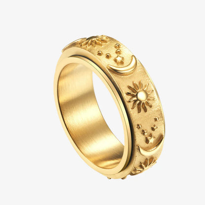 Bague d'Anxiété Inoxidable Aurora