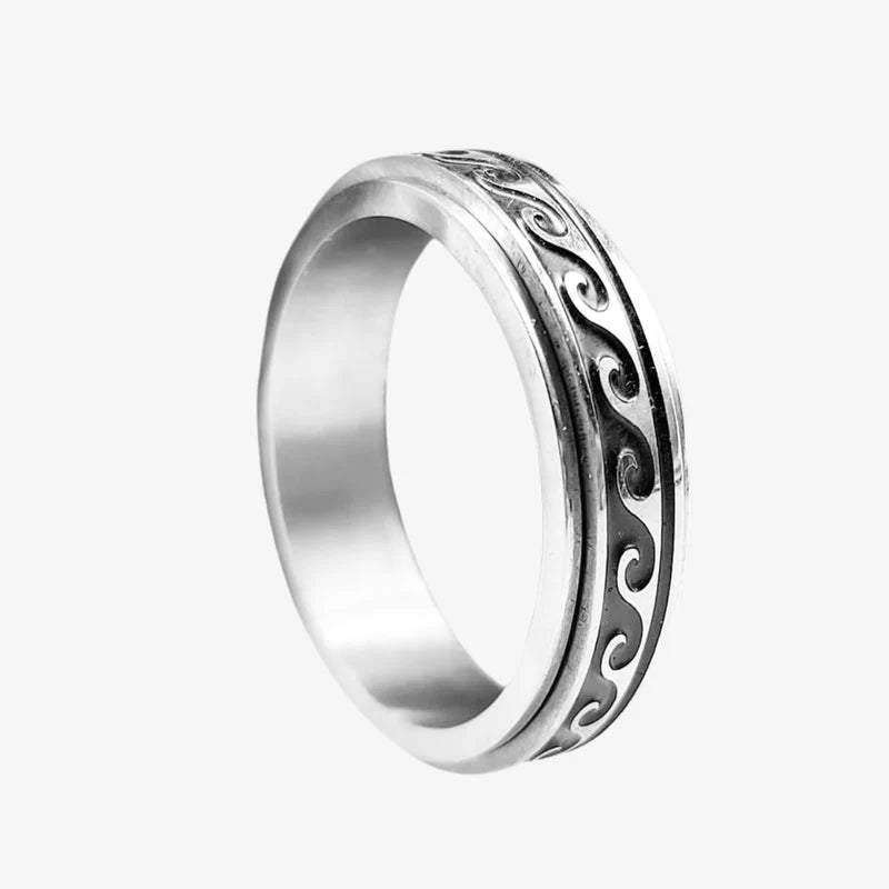 Bague d'Anxiété Inoxidable Poséidon