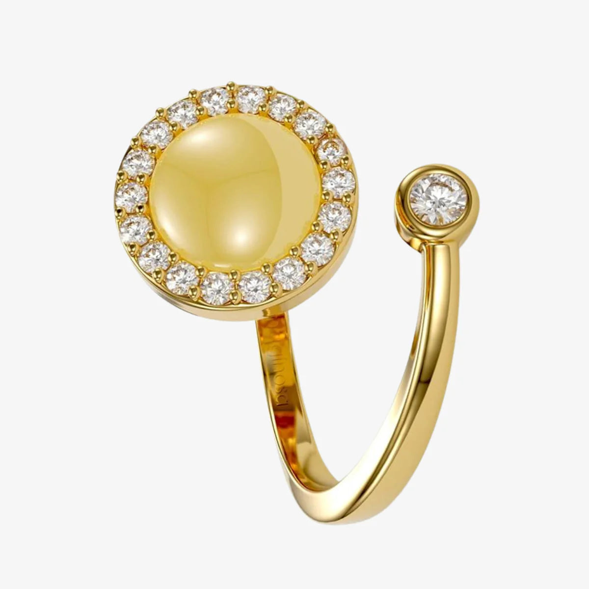 Bague d'Anxiété Ajustable Œil de Chat