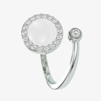 Bague d'Anxiété Ajustable Œil de Chat