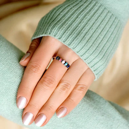 Bague d'Anxiété Inoxidable Nessa