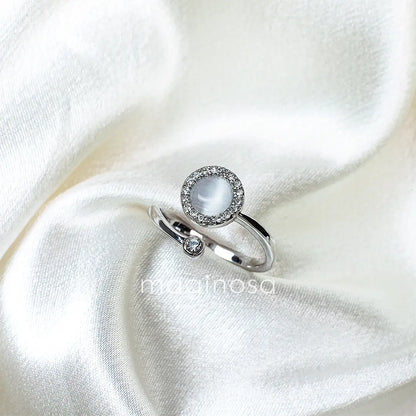 Bague d'Anxiété Ajustable Œil de Chat