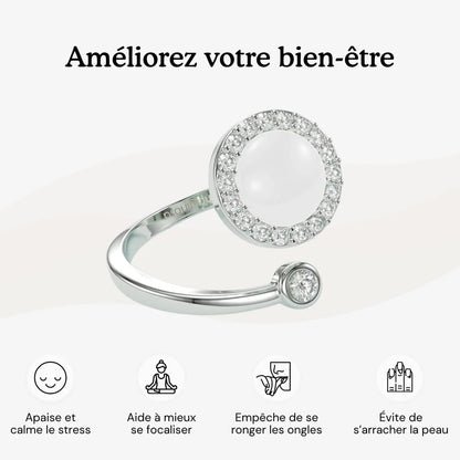 Bague d'Anxiété Ajustable Œil de Chat