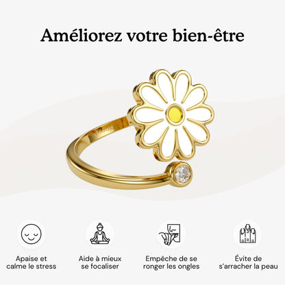 Bague d'Anxiété Ajustable Daisy