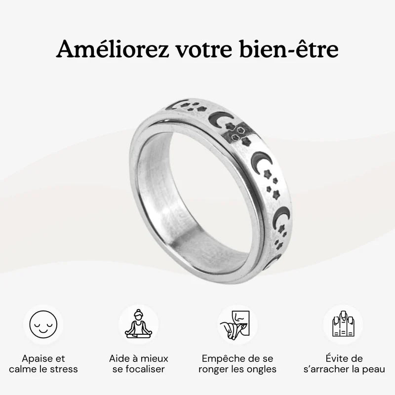 Bague d'Anxiété Inoxidable Stella