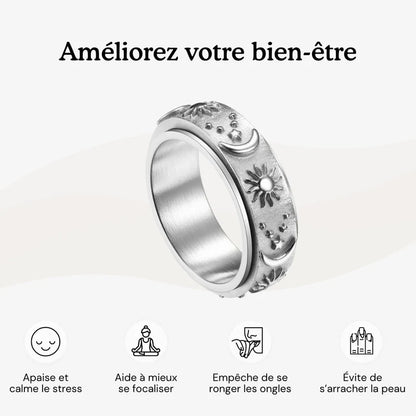 Bague d'Anxiété Inoxidable Aurora